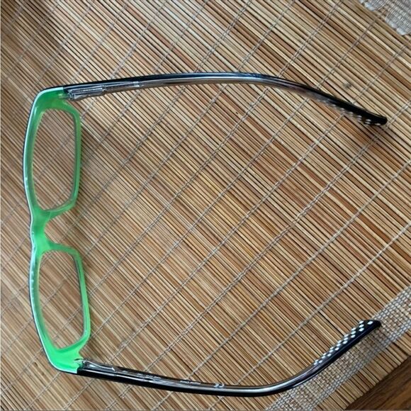 Nike 5515 002 Black Green & White Rectangular Eyeglass/Sunglass Frames Sz OS - Picture 3 of 11